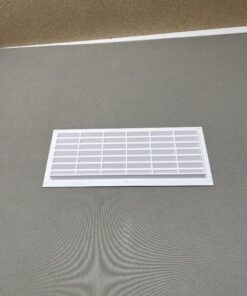 Häfele Luftgitter Kst. weiß 254 x 108