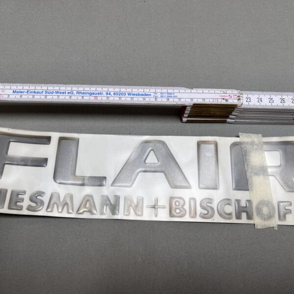Niesmann & Bischoff Aufkleber Flair mittelgrau Oracal 951 Premium
