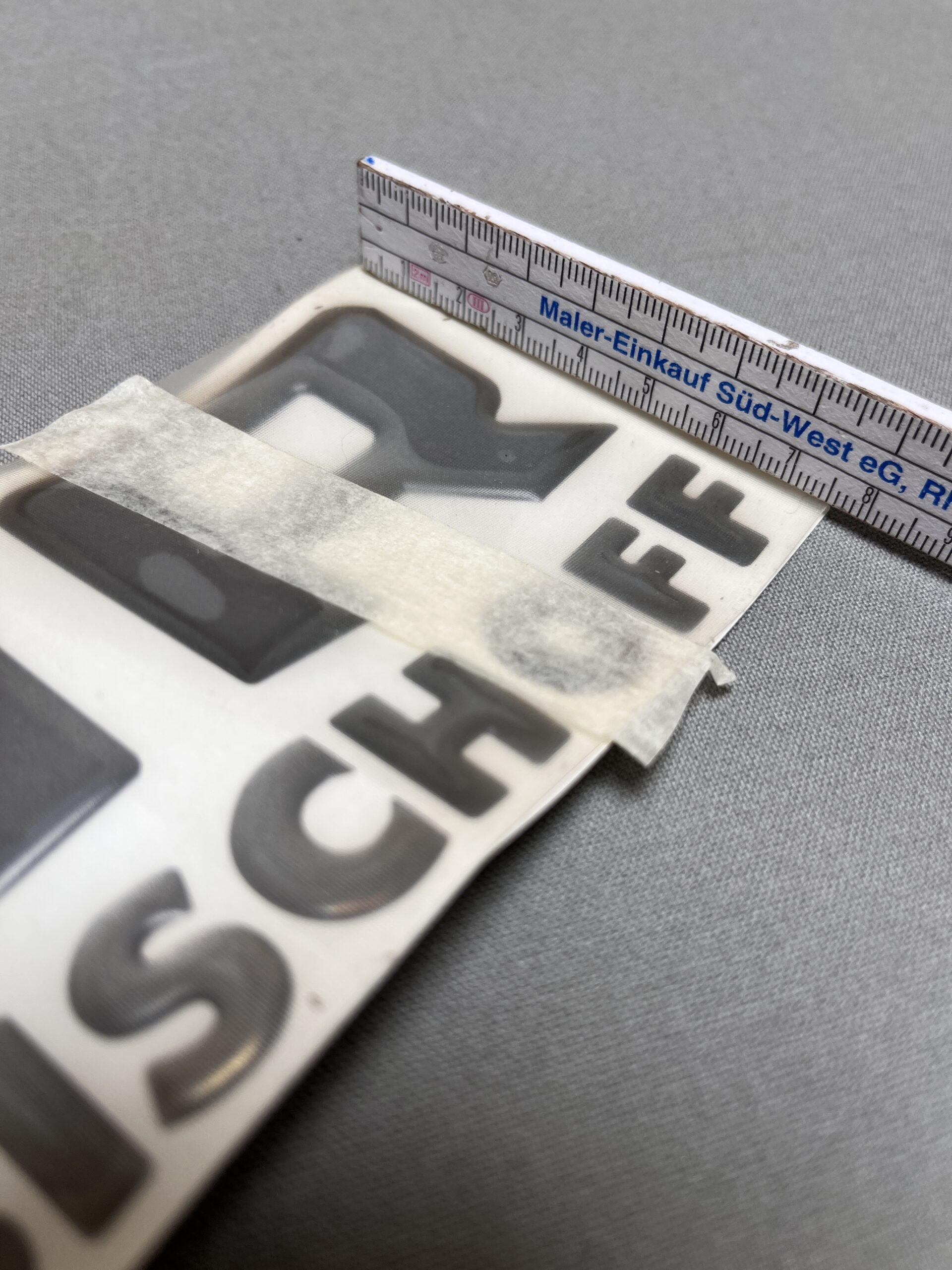 Niesmann & Bischoff Aufkleber Flair mittelgrau Oracal 951 Premium