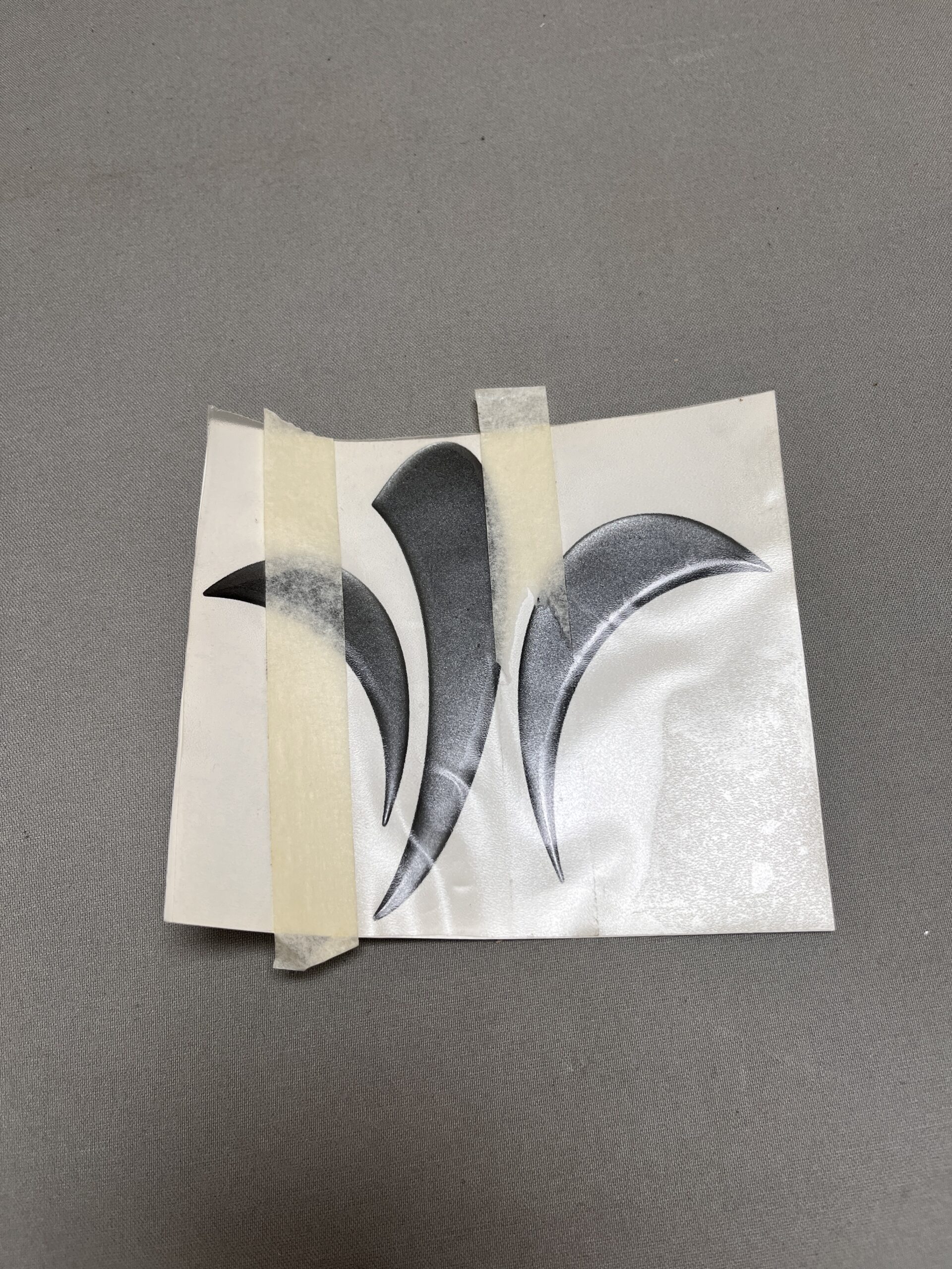 Niesmann & Bischoff Aufkleber Flair dunkelgrau Lilie Oracal 951 Premium