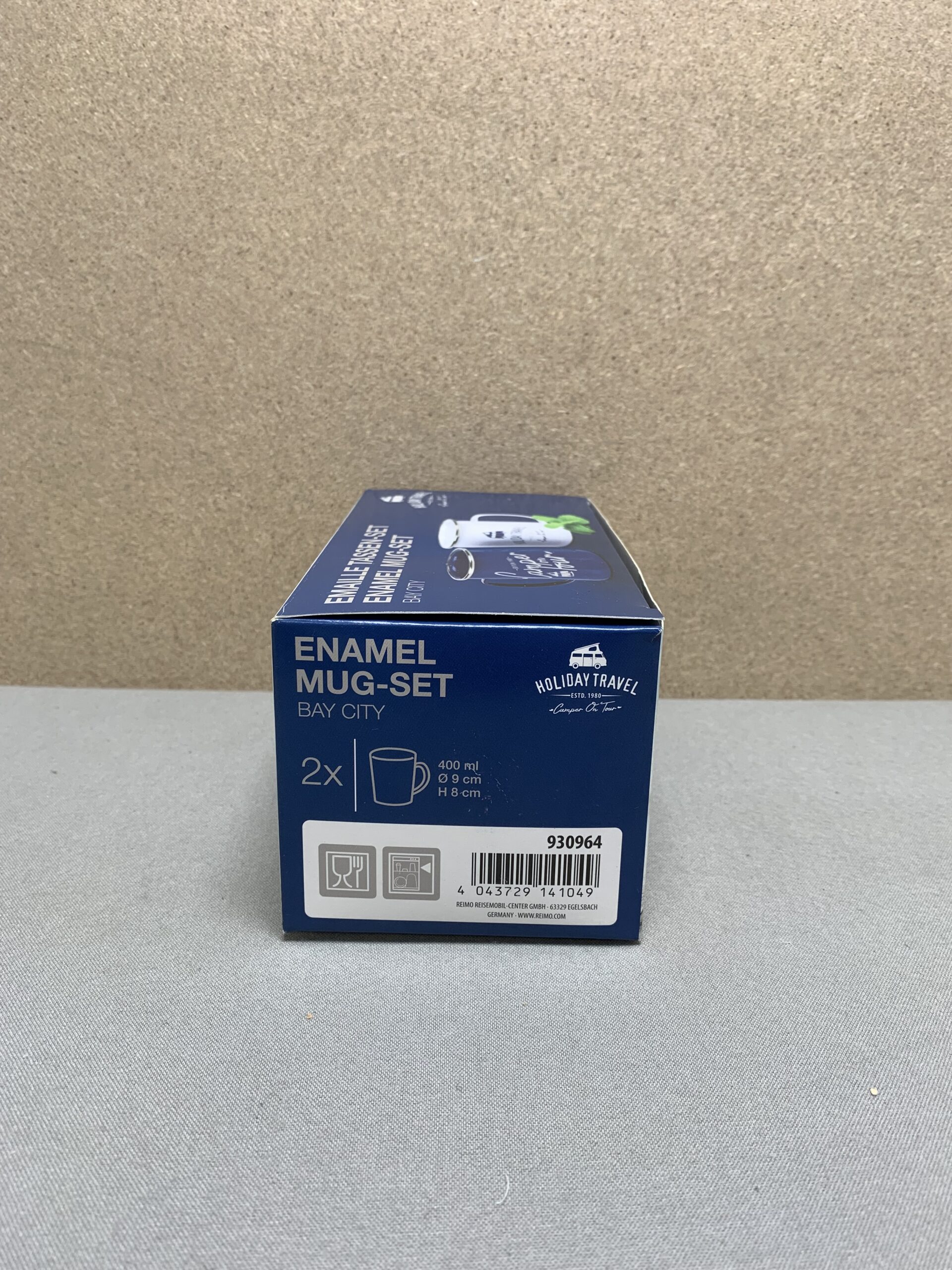 Holiday Travel Tassen-Set Emaille