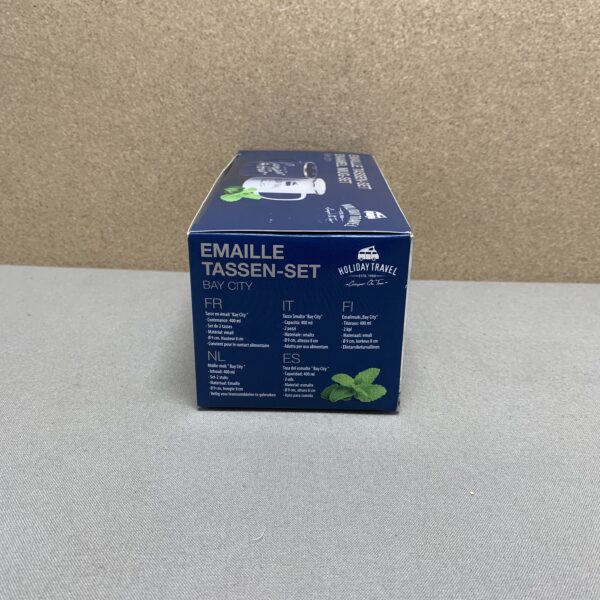 Holiday Travel Tassen-Set Emaille