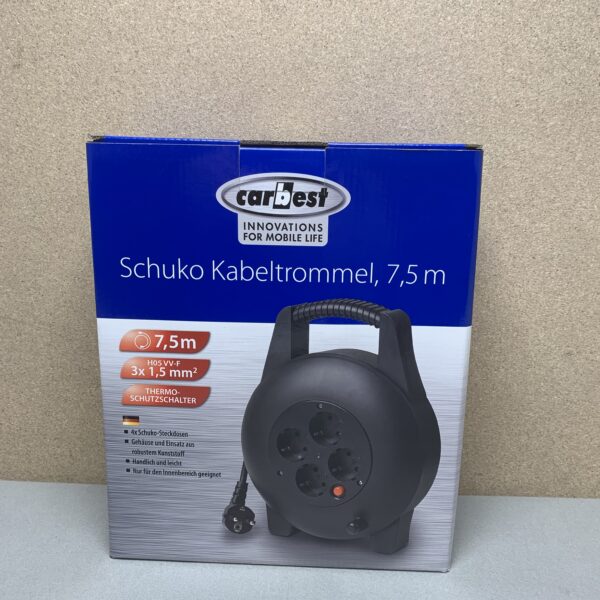Carbest Kabeltrommel Schucko 7,5m