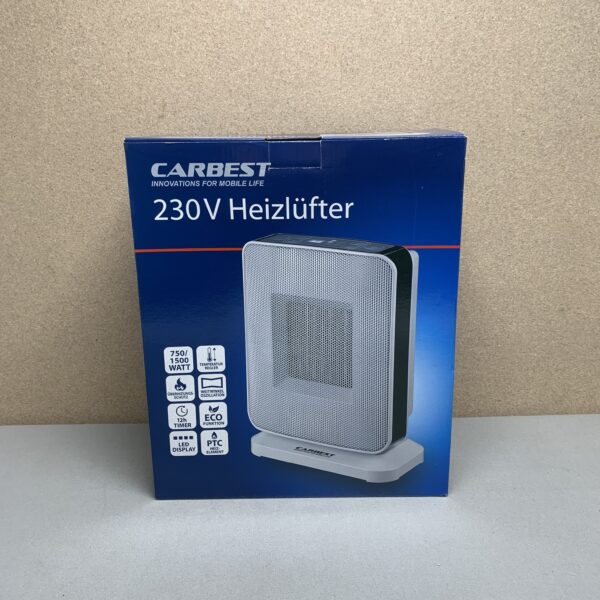 Carbest Heizlüfter 230V mit LED-Display