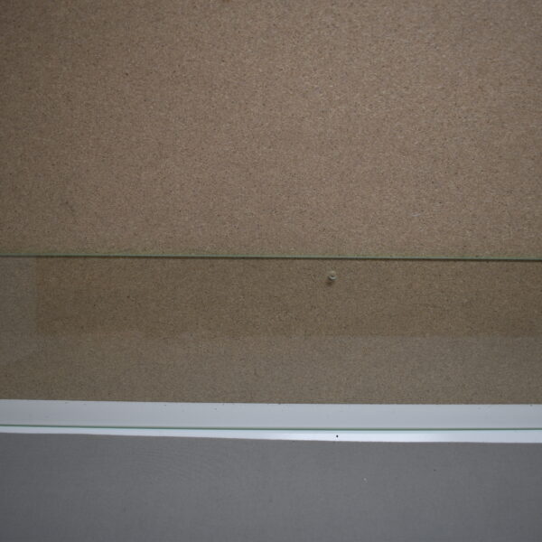 Spritzschutz Glas mit Bohrung