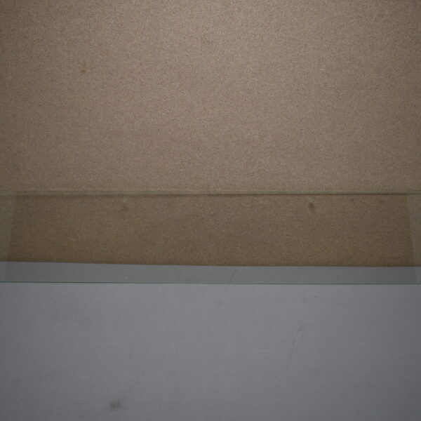 Spritzschutz Glas mit Bohrung