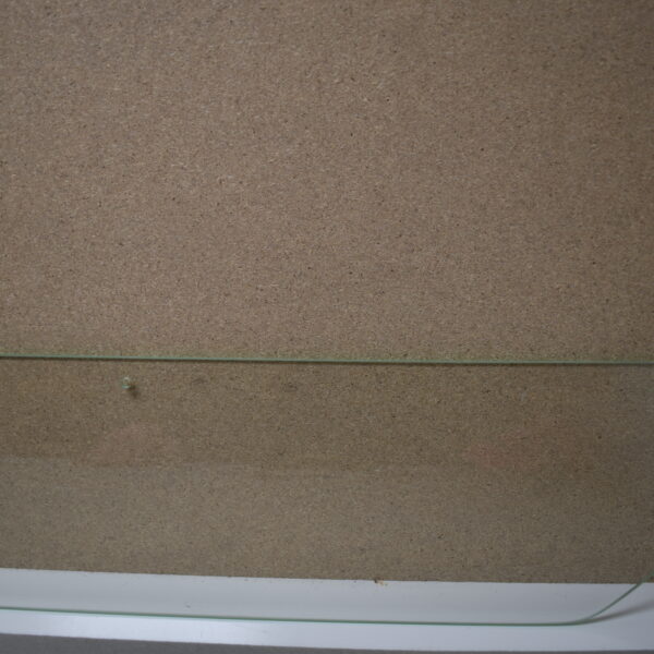 Spritzschutz Glas mit Bohrung