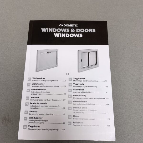 Dometic Ausstellfenster S4 750x450mm mit Innenrahmen