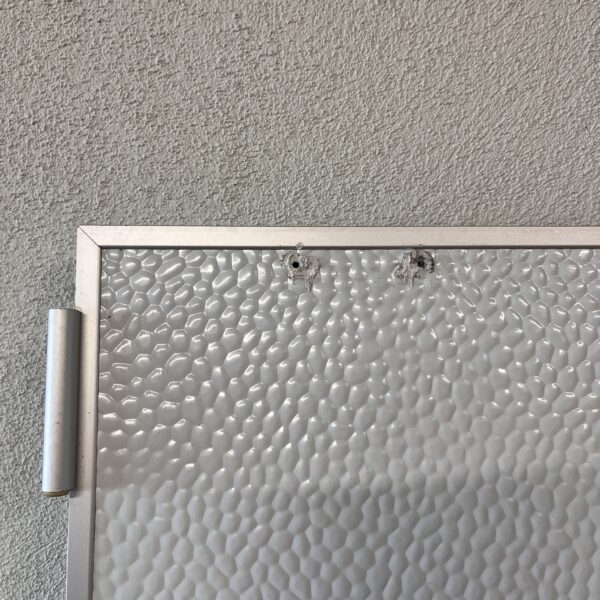 Wohnwagentür geteilt Oberteil ca. 102x54cm Hammerschlag