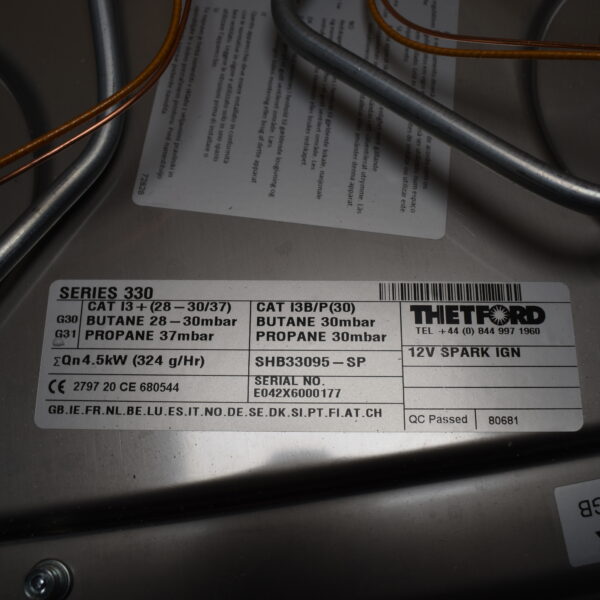 Thetford Basic Line Hobs SHB 330 XX Gaskochfeld