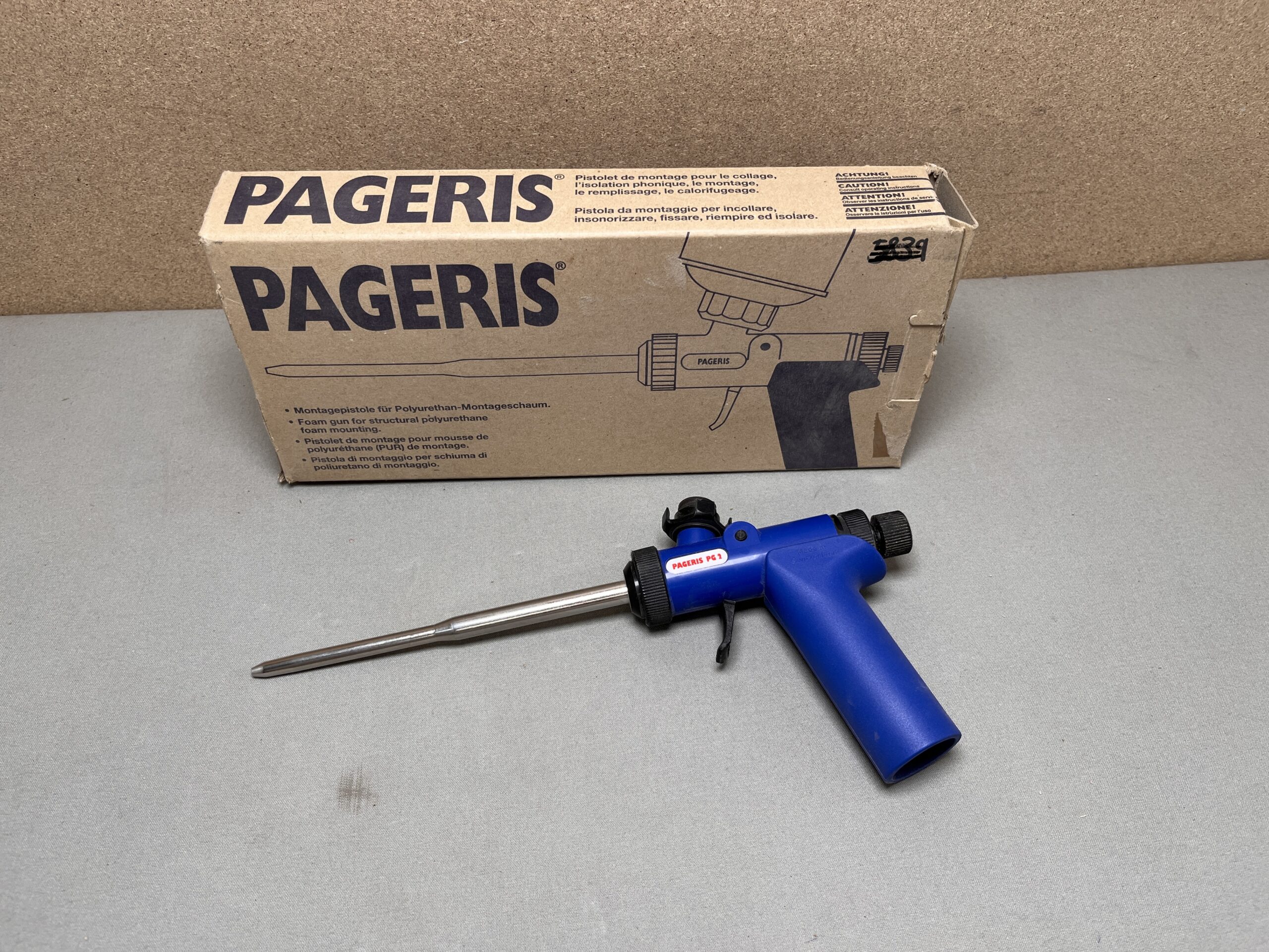 Pageris Montagepistole für Polyurethan Montageschaum