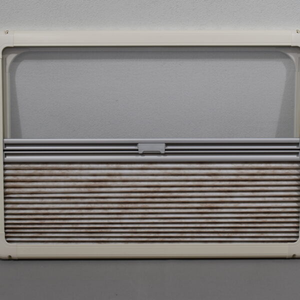 Kombi-Rollo / Komfort-Rollo  Verdunklung und Fliegenschutz für Fenster 900 x600 Beige