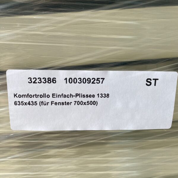 Kombi-Rollo / Komfort-Rollo  Verdunklung und Fliegenschutz 700 x 500 mm Beige