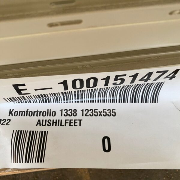 Kombi-Rollo / Komfort-Rollo  Verdunklung und Fliegenschutz für Fenster 1300x600mm Beige