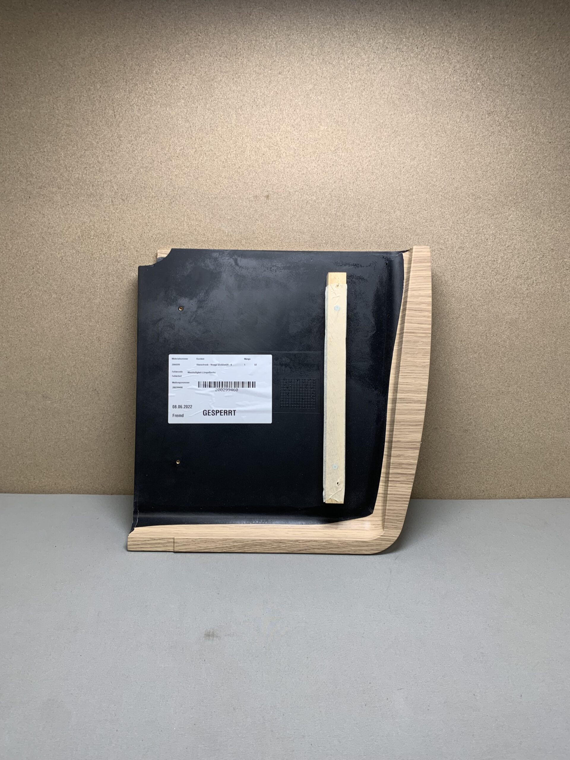 Hängeschrankblende Rechts Niesmann+Bischoff Flair