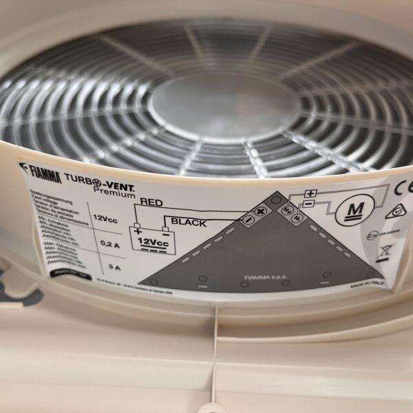 Fiamma Turbo Vent Premium 12V weiß