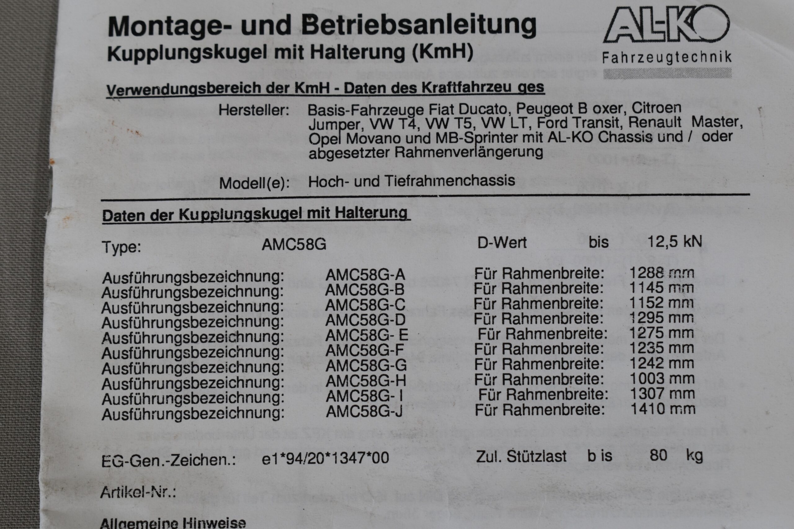 Alko Anhängerkupplung (Endstück) – Bild 6
