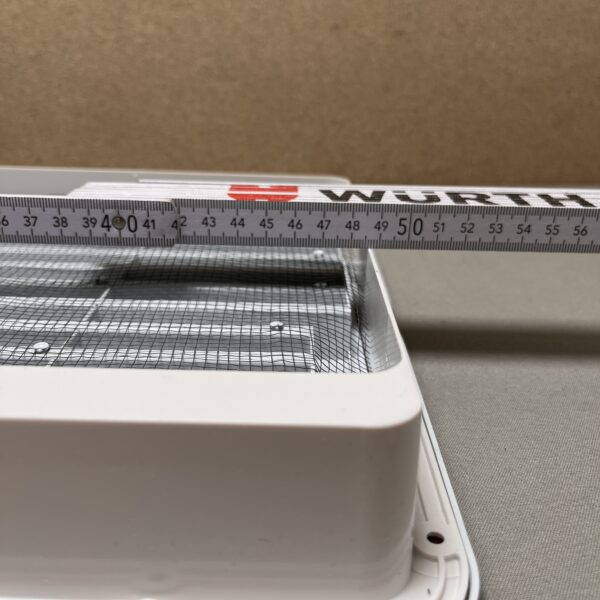 Dometic Lüftungsgitter weiß mit Abdeckung Rücksprache Daniel