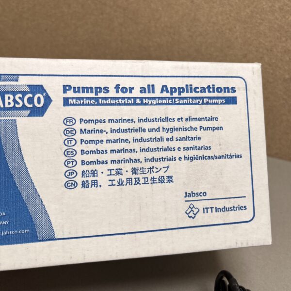 Jabsco Deluxe Flush Control Kit 12v & 24v 58029-1001