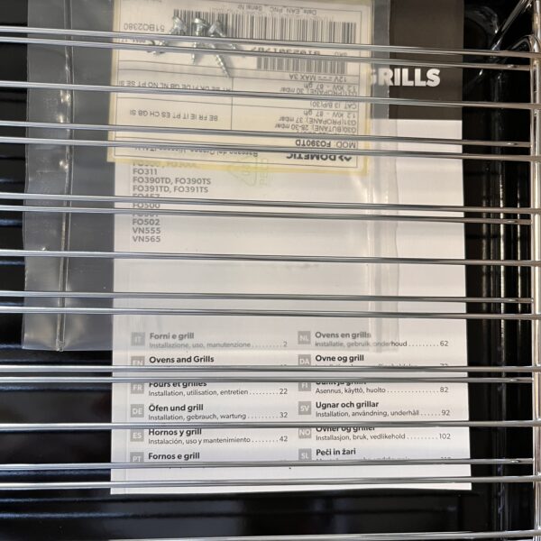 Dometic Backofen SMEV 30 Liter DIN R FO 390