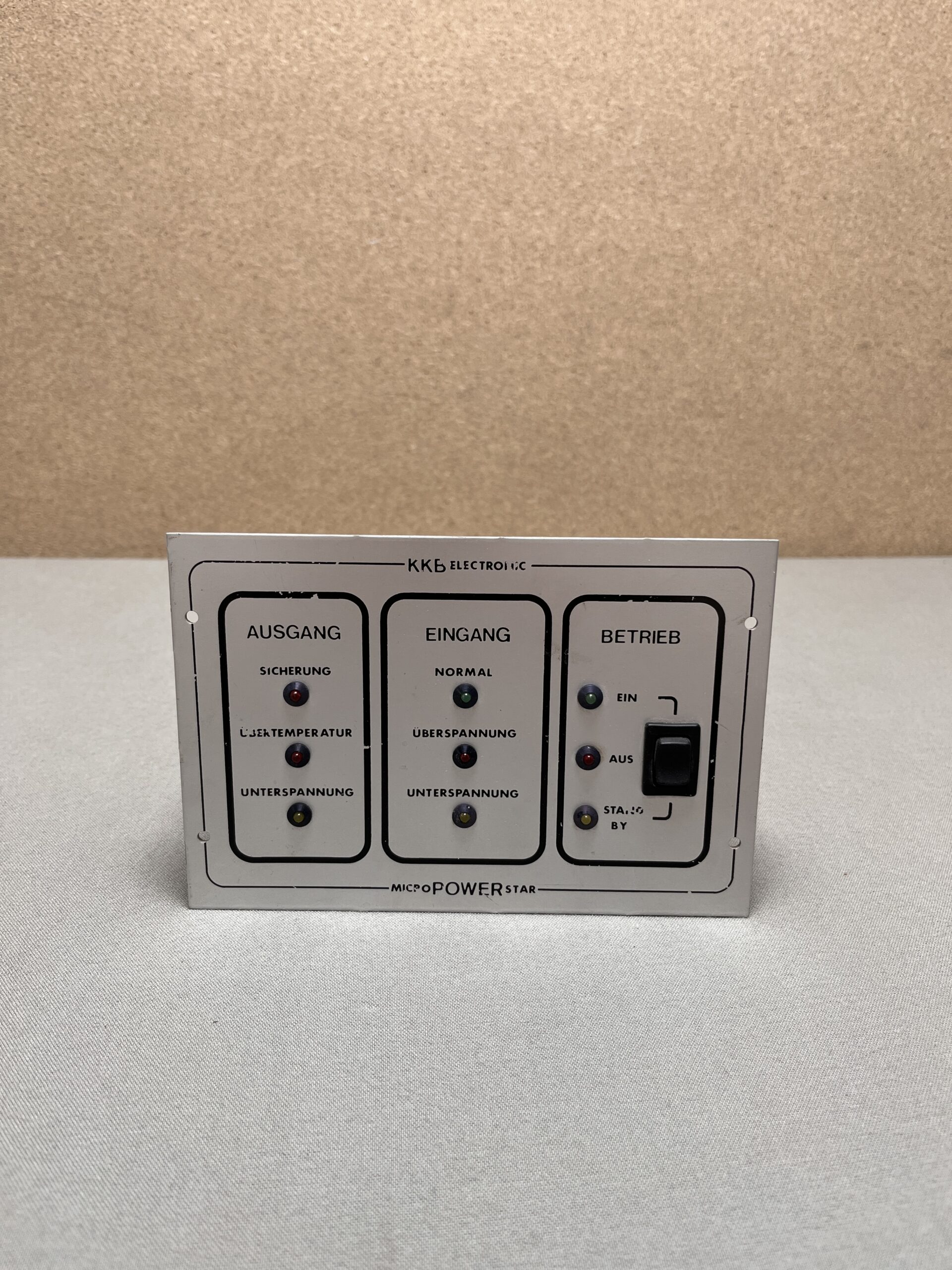 KKB Electronic Micro Power Star Bedienpaneel ca. 16x11x6,5cm