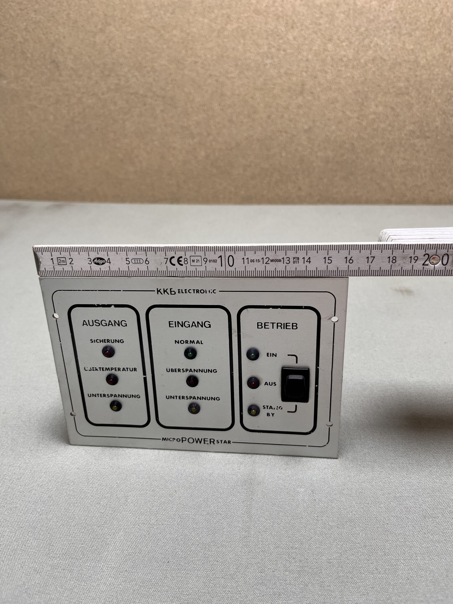 KKB Electronic Micro Power Star Bedienpaneel ca. 16x11x6,5cm