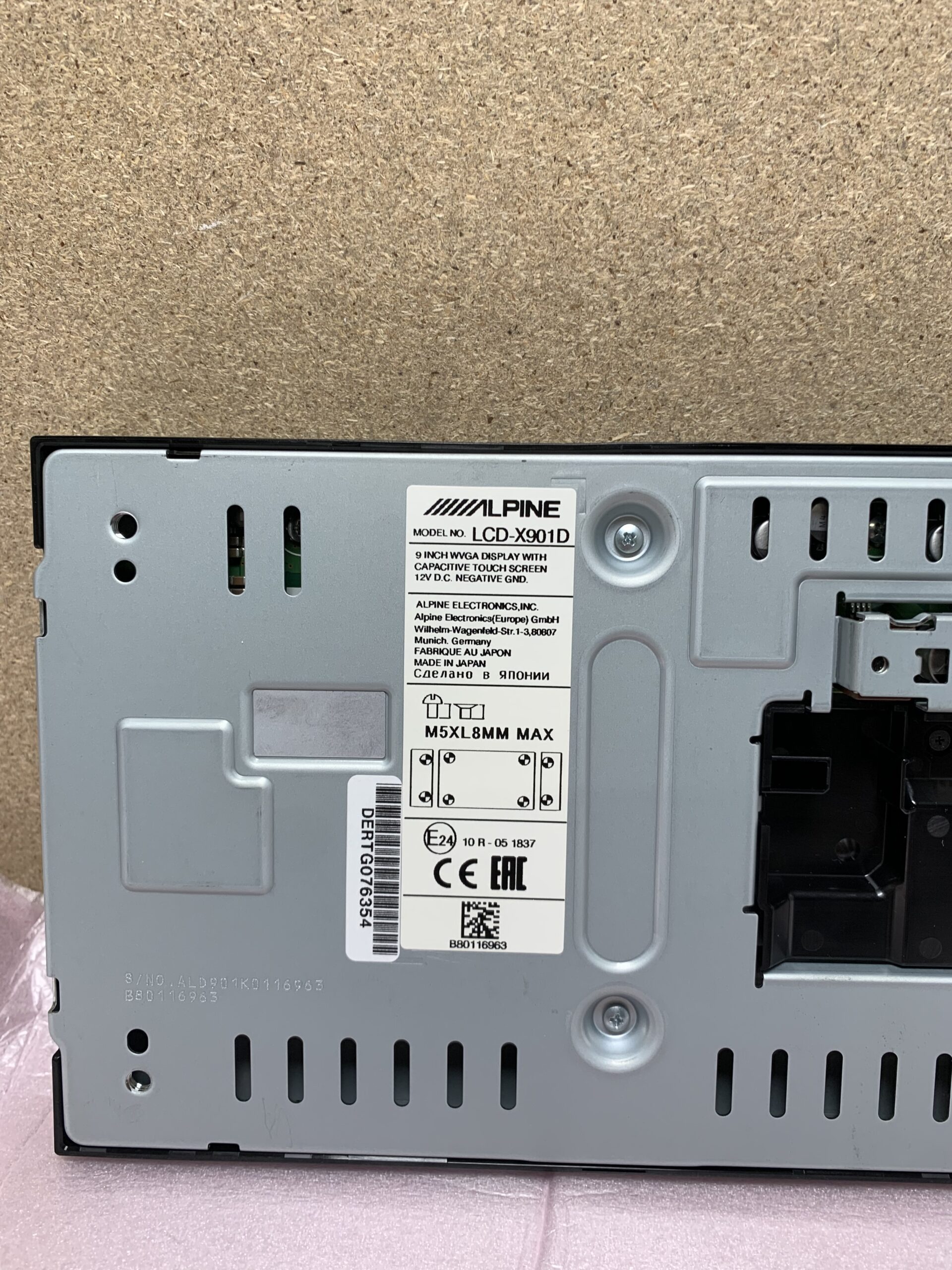 Alpine Monitor LCD-901D