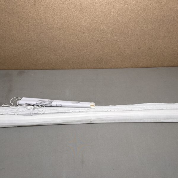 Plisserollo / Raffrollo wollweiß 900x660mm