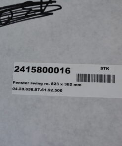 Ersatzscheibe Polyplastic 823x382 mm