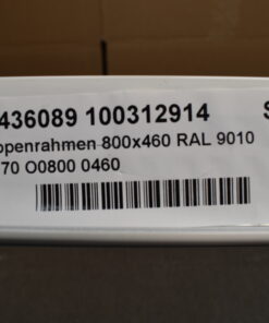 Klappenrahmen weiß 800x460 mm