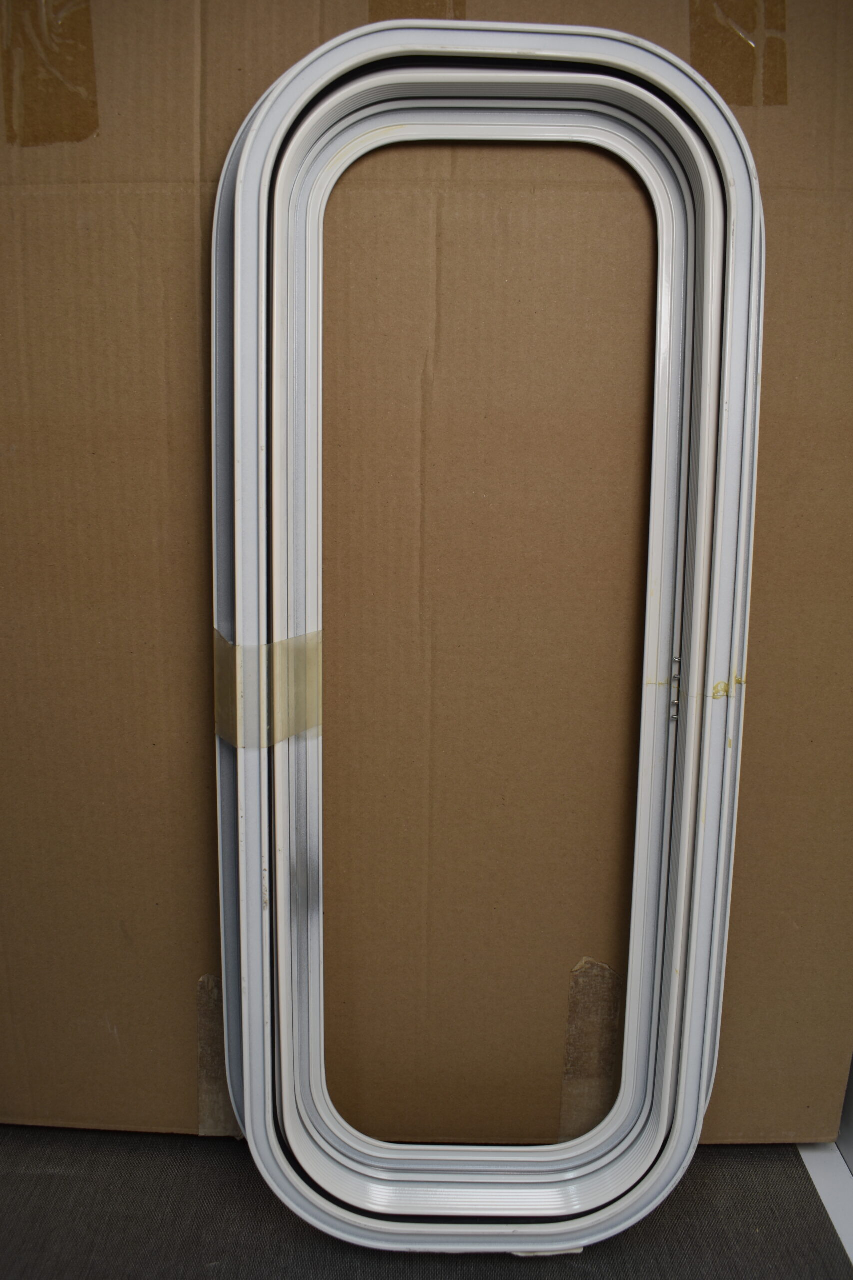 Klappenrahmen weiß 600x240 mm