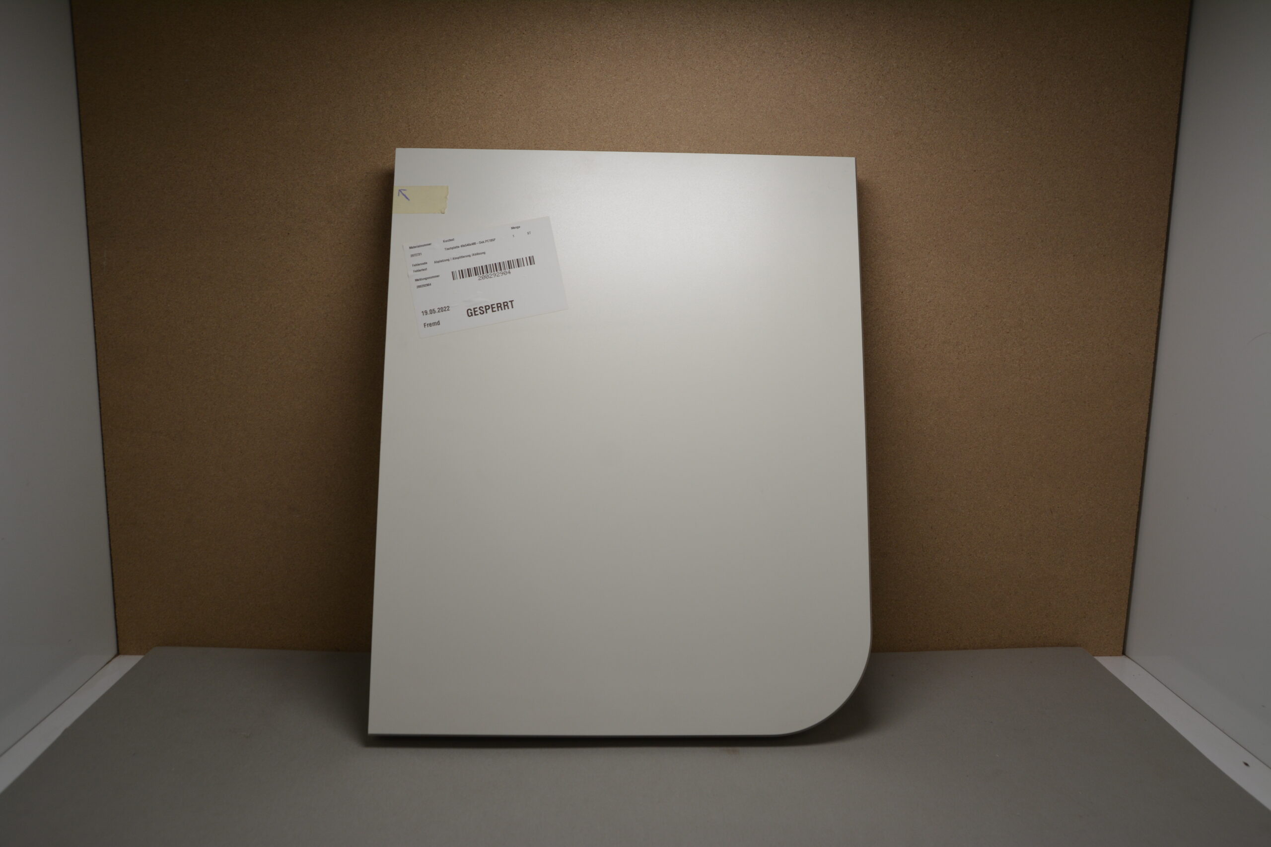 Tischplatte 546x480mm