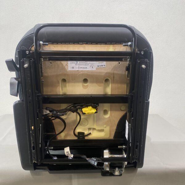 Aguti Fahrersitz Gis Liner, Schwarz (Kunstleder) / Grau Stoff