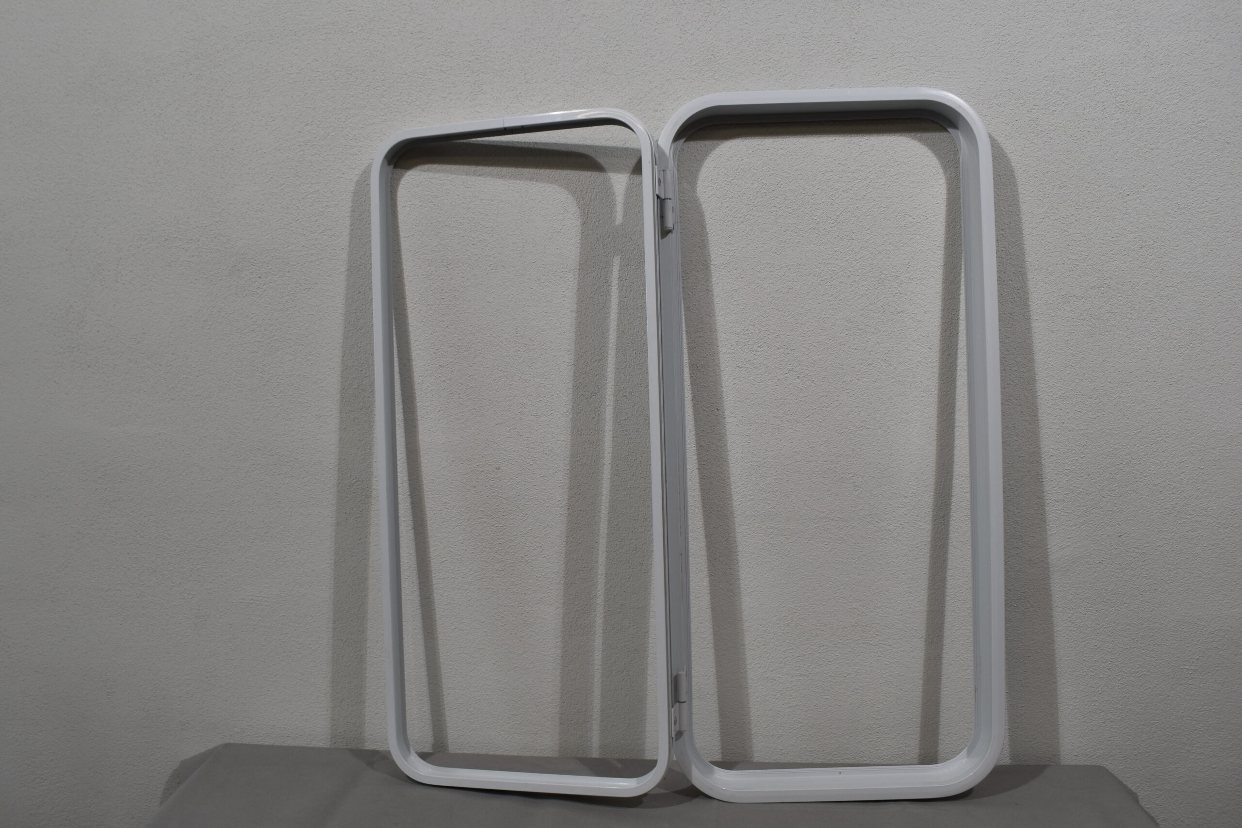 Klappenrahmen 1000x460mm, weiß