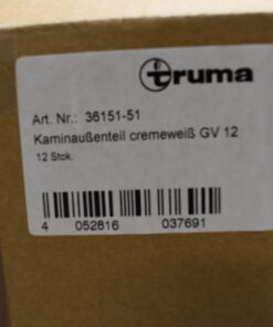 Truma Kaminaußenteil GV12, cremeweiß