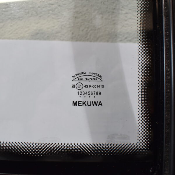 Mekuwa Schiebefenster 900x600 mm schwarz