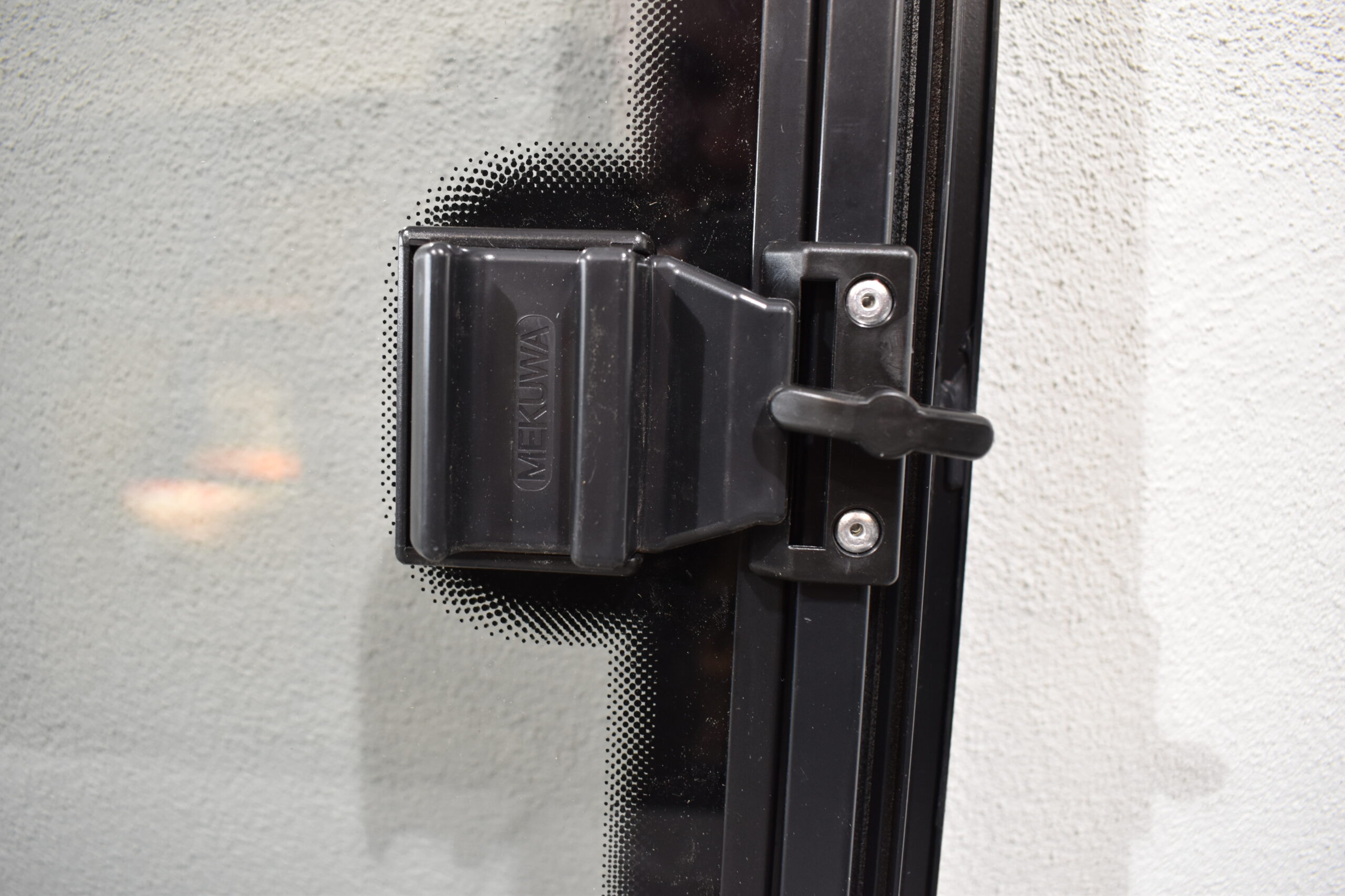 Mekuwa Schiebefenster 900x600 mm schwarz