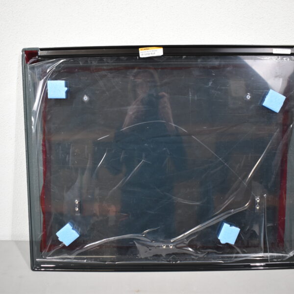 Polyplatic Vorgehängtes Heckfenster 560x500 mm schwarz