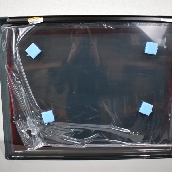 Polyplastic Ausstellfenster 750x465 mm schwarz