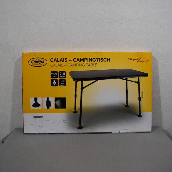 Camp 4 Camping Tisch grau/schwarz