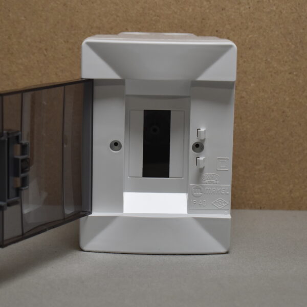 Makel Sicherungskasten / Verteiler / Unterverteiler / Aufputzkasten Transparent