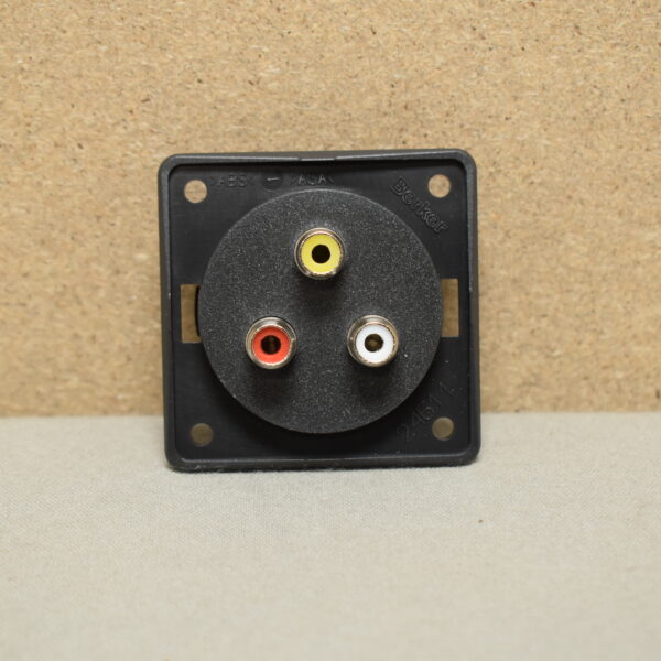 Berker Cinch Steckdose 3-fach schwarz