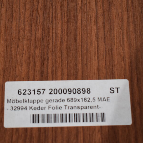 Möbelklappe 689 x 182,5 mm