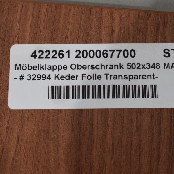 Möbelklappe Oberschrank 502x348mm