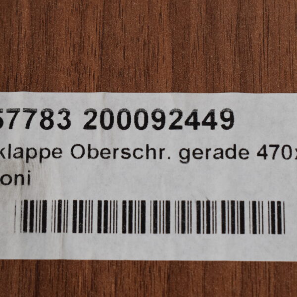 Möbelklappe Oberschrank Mahagoni Optik 470x348mm