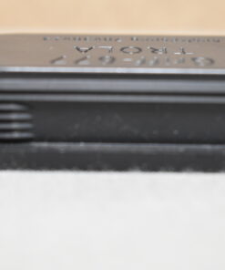 TROLA Muschelgriff 84x38x14mm silber/schwarz