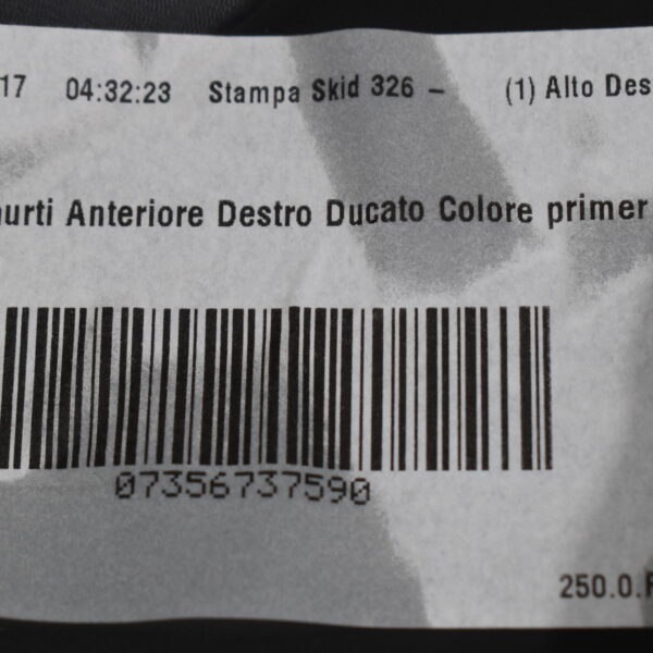 Stoßstangenecke rechts für Ducato dunkel grau