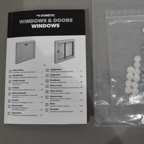 Dometic Schiebefenster S4 500 x 450mm weiß