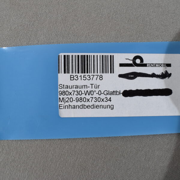 Serviceklappe 980x730mm weiß