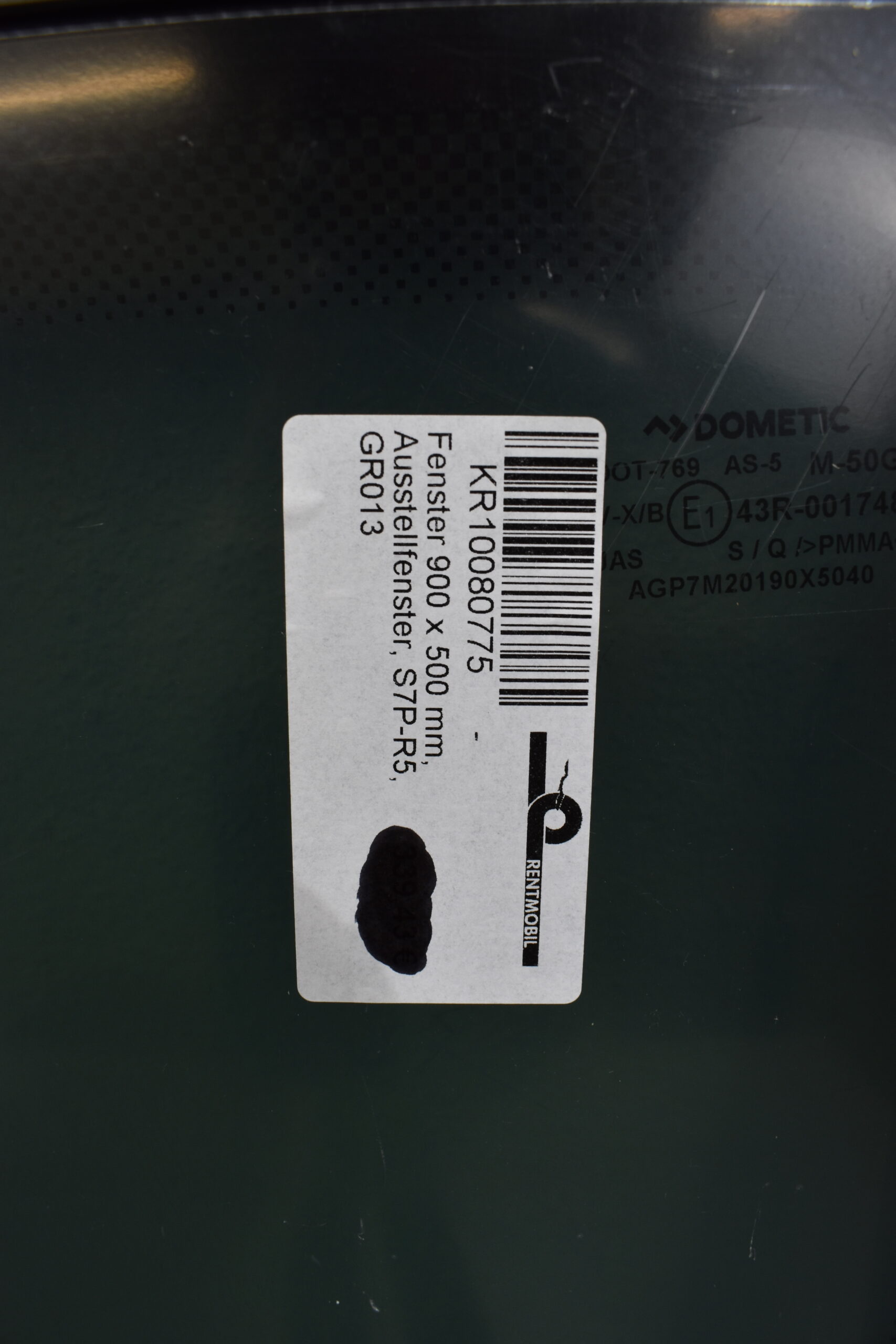 Dometic Ausstellfenster 900x500mm schwarz